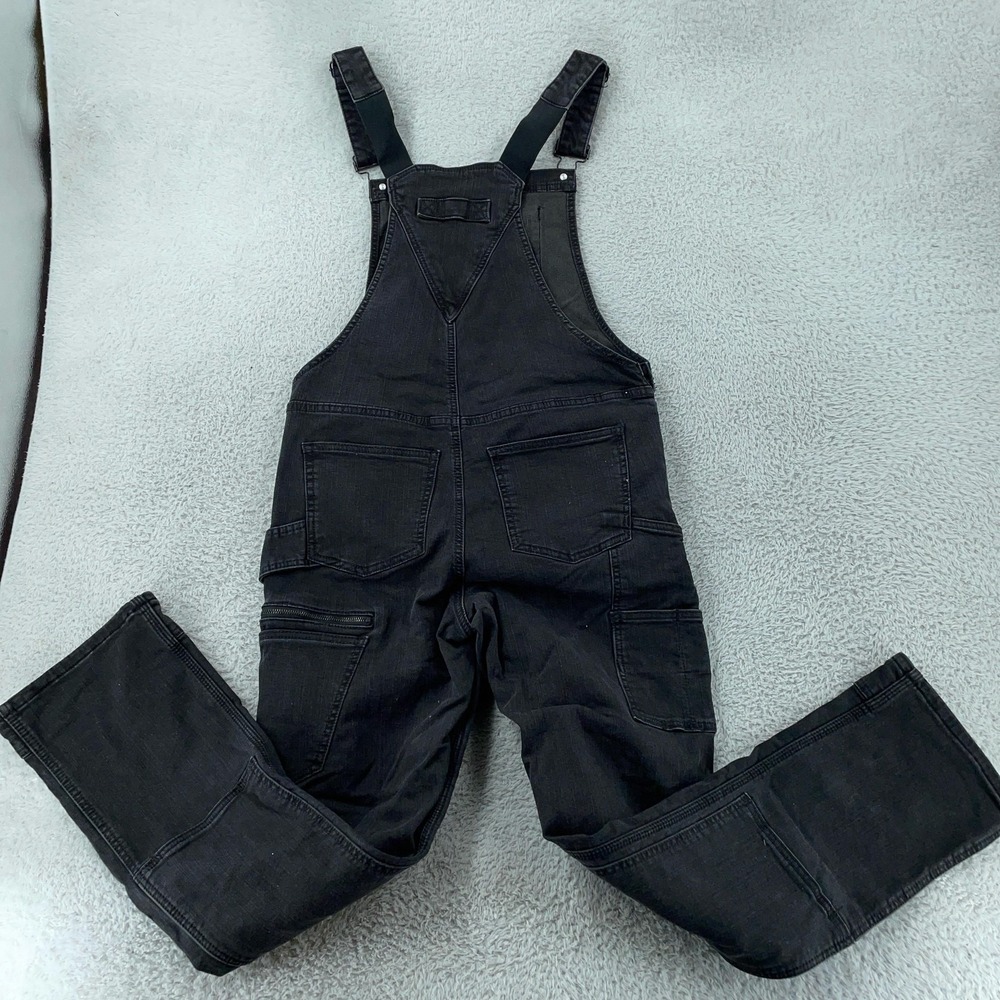 Dovetail Workwear Overalls Womens 10 Black Freshley Cosy Lined Bib 30" Inseam - Picture 6 of 12
